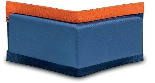 SeaEQ Pontonfender Ecke DFA Abmessung: 200 x 100 x 30 mm Farbe: Blau