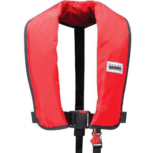 Marinepool Automatikweste Schwimmweste ISO Classic mit Lifebelt rot 165N ab 45kg