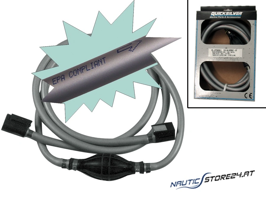 Mercury/Quicksilver Kraftstoffschlauch für Außenbordmotoren 8FT (32-8M0054325)