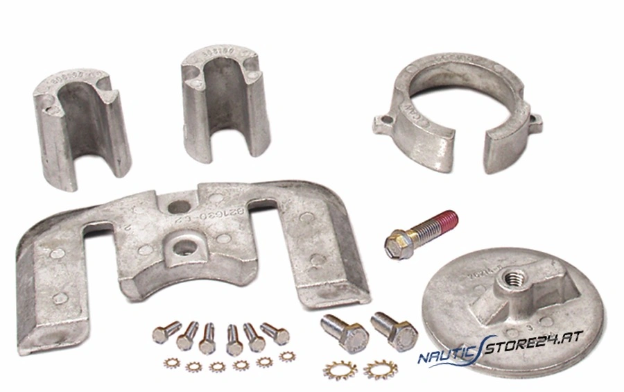 Mercury/Quicksilver Anodensatz Aluminium für Bravo One Getriebe (97-888758Q02)