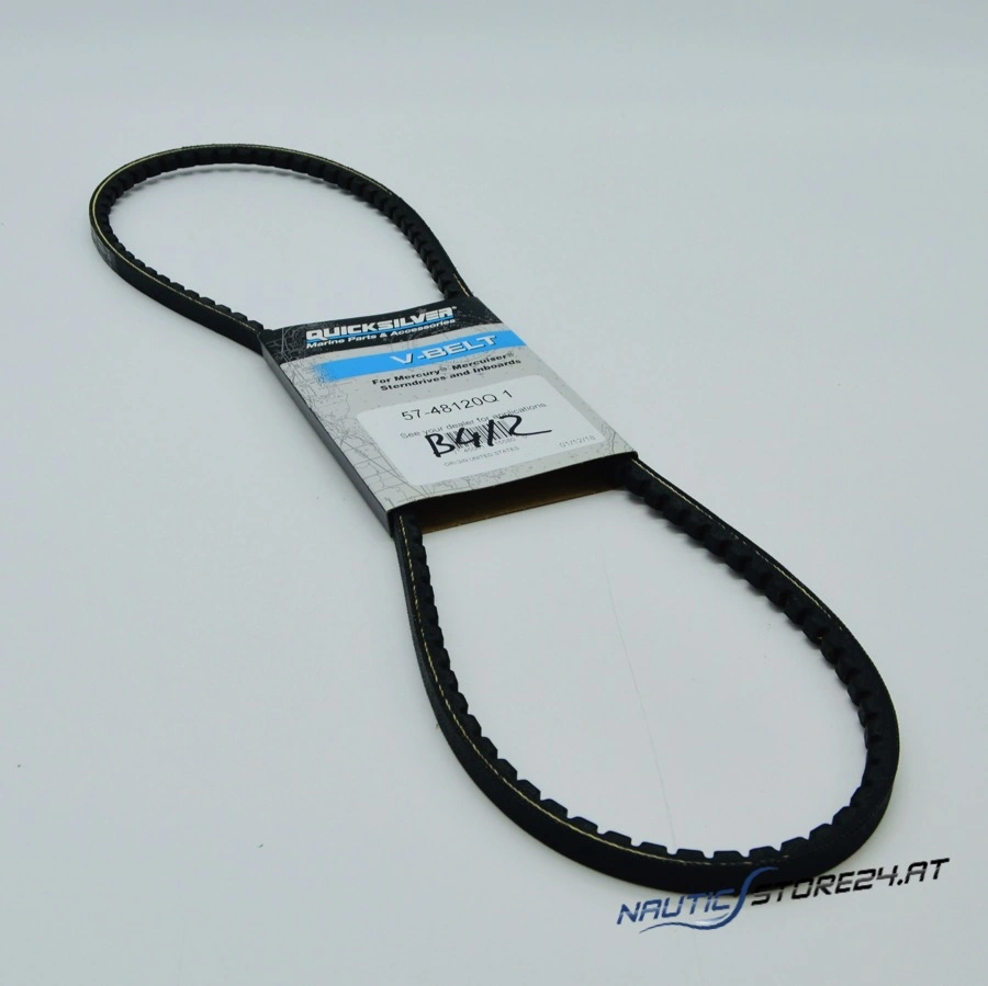 Mercury/Quicksilver Keilriemen für Mercruiser 4.3/5.0/5.7L (46 Zoll/1168mm) (57-48120Q1)