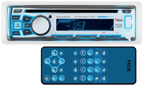 Boss Radio MR762B RGB Radio / CD / MP3 - 4 Ausgängex60W