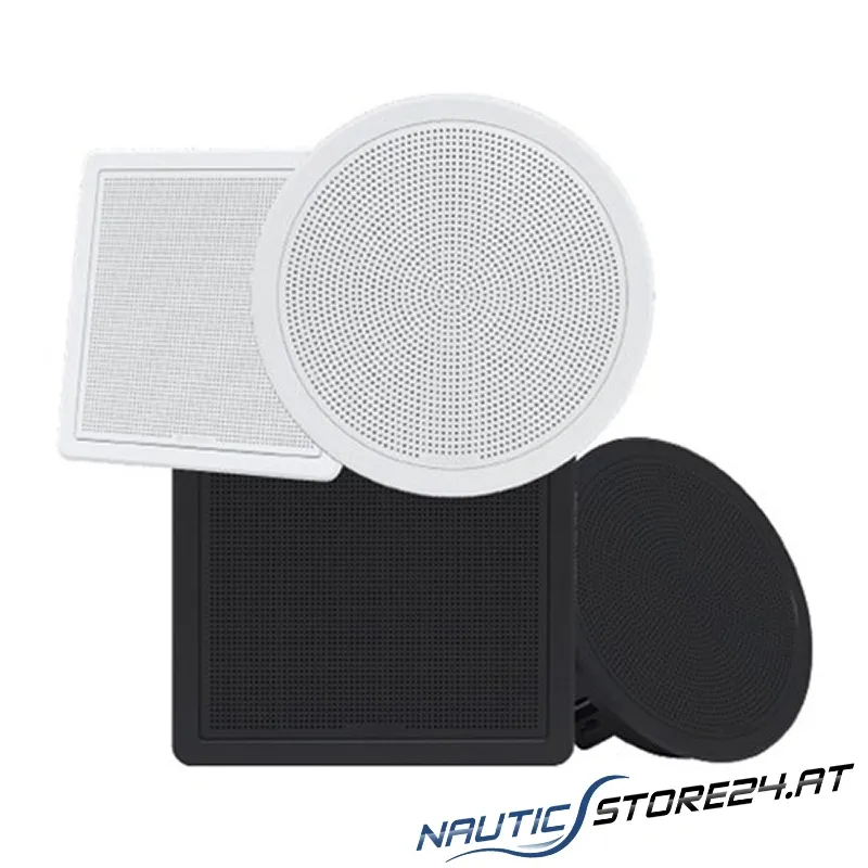 Fusion Design Marine Lautsprecher FM verschiedene Ausführungen | Ausführung : 120 Watt, Abmessung Ø 165mm, Ausschnitt Ø 138mm, rund / weiß