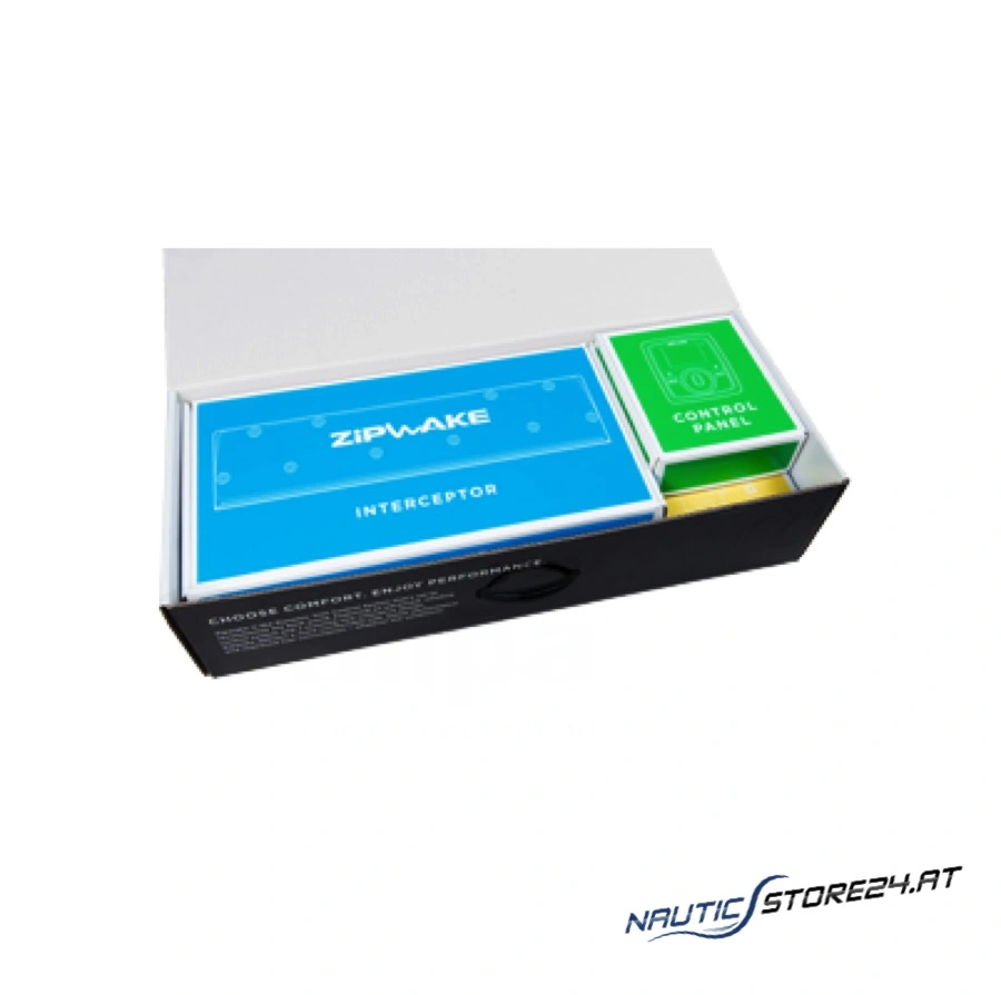 Zipwake Dynamisches Trimm-Kontrollsystem Serie S | Ausführung: 300-S (Interzeptor L=300mm, M12 Verlängerungskabel 1,5m)
