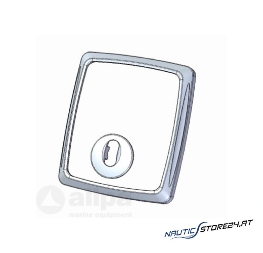 Zipwake Rahmen für Kontrollpaneel in Alu-Optik