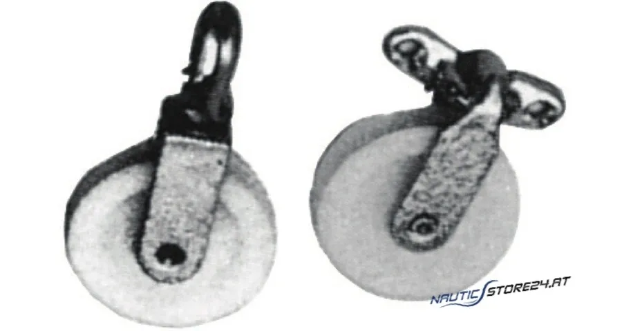 Umlenkrolle für Lenksystem | Ausführung: Einfachblock mit Bügel