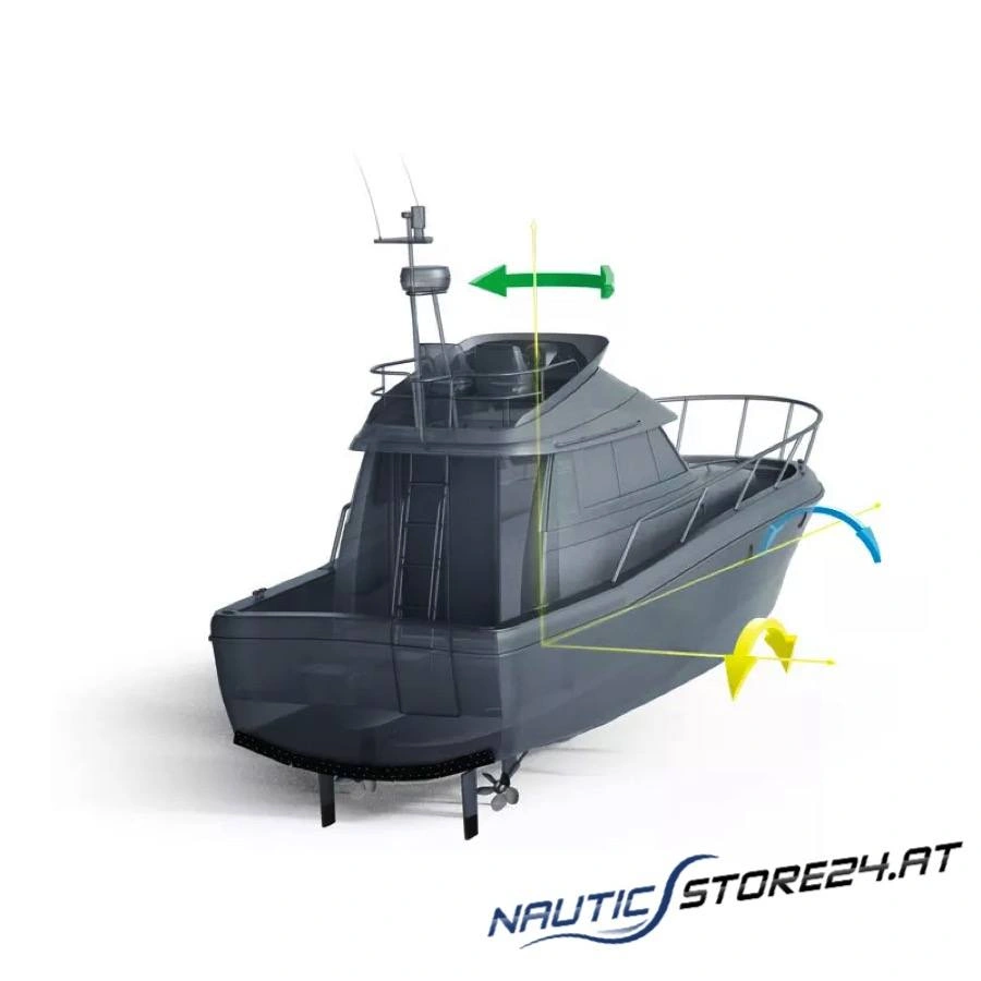 Zipwake Dynamisches Trimm-Kontrollsystem Serie S | Ausführung: 300-S (Interzeptor L=300mm, M12 Verlängerungskabel 1,5m)