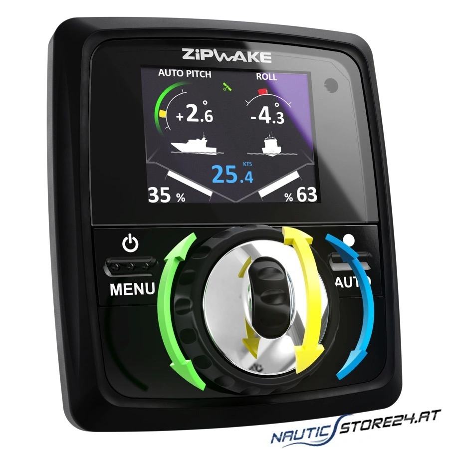 Zipwake Dynamisches Trimm-Kontrollsystem Serie S | Ausführung: 300-S (Interzeptor L=300mm, M12 Verlängerungskabel 1,5m)