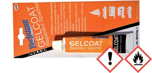 Yachticon Gelcoat Reparatur Spachtel weiß 70g
