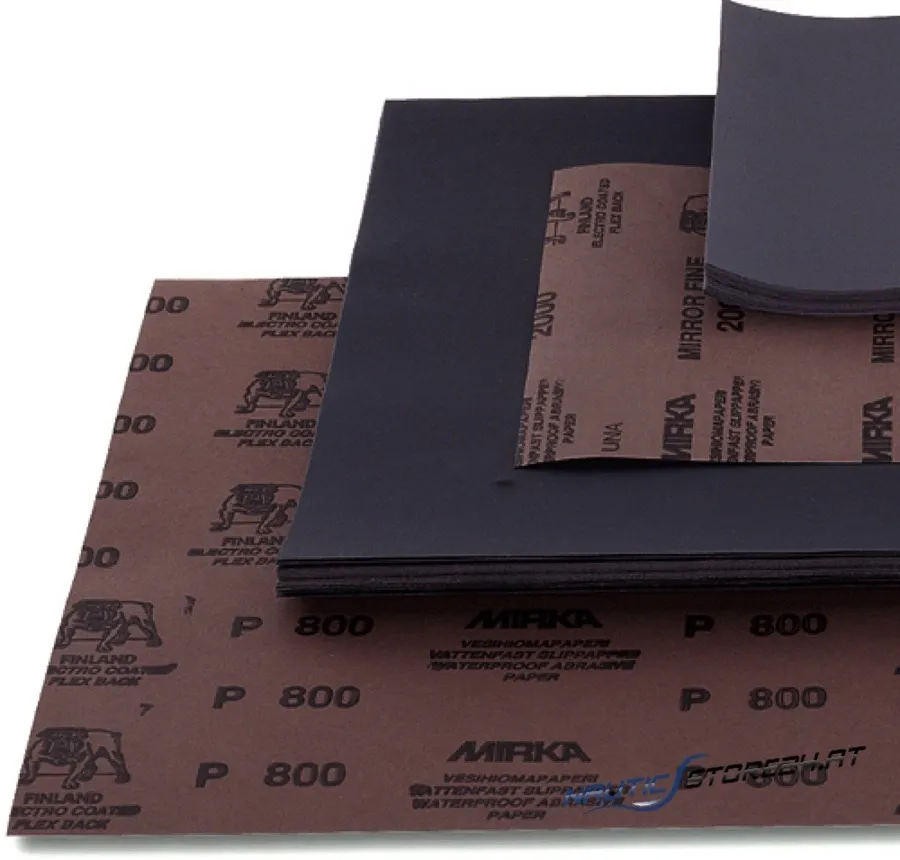 Yachticon Wasserschleifpapier Latex | Ausführung: P220, Länge 280mm, Breite 230mm