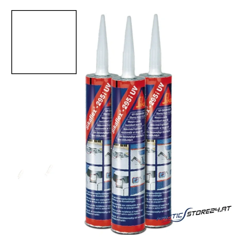 Sika Sikaflex 295 UV 300ml Kartusche weiß (Kleben von Kunststoffscheiben)