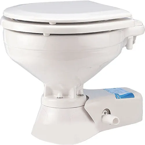 Jabsco Toilette mit Elektropumpe See | Ausführung: Compact, Höhe 350mm, Breite 450mm, Tiefe 350mm