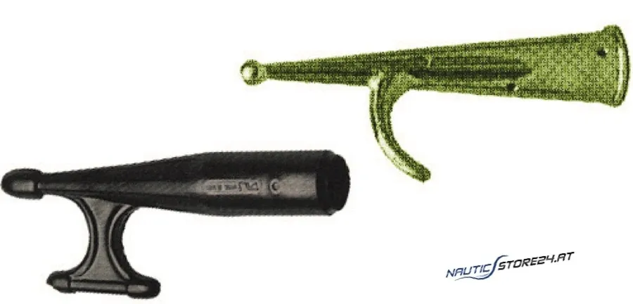 Bootshakenspitze Ersatz | Ausführung: Messing, Länge 150mm, Innen-Ø 28mm