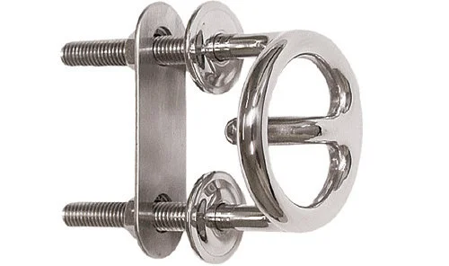 Wasserskihaken Niro - Gewinde - Ø M10 , Ring - Ø 60mm