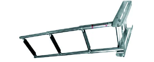 Teleskopbadeleiter für Plattform