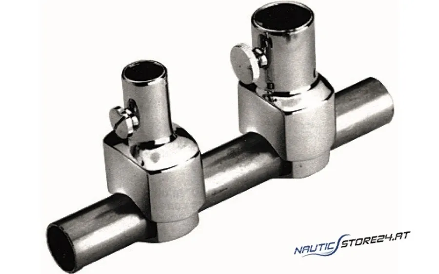 Flaggenstockhalter für Rohrmontage | Flaggenstock-Ø: 13mm