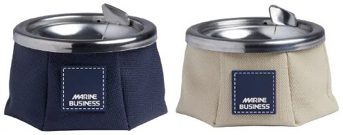 Aschenbecher mit Deckel Farbe:Blau