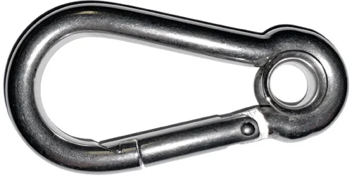 Nirokarabiner mit Auge