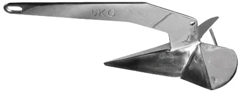 Pflugscharanker DELTA Edelstahl