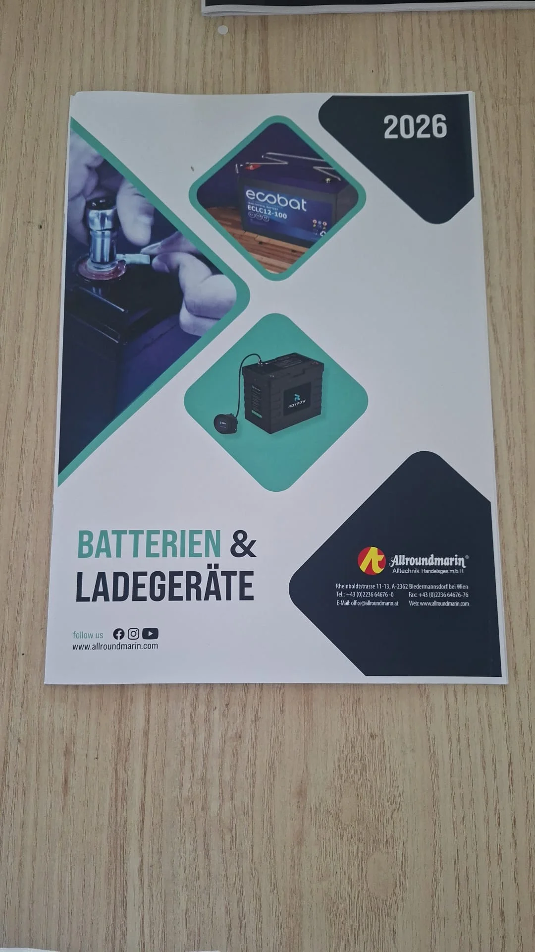 Katalog Batterien & Ladegeräte Ausgabe 2026