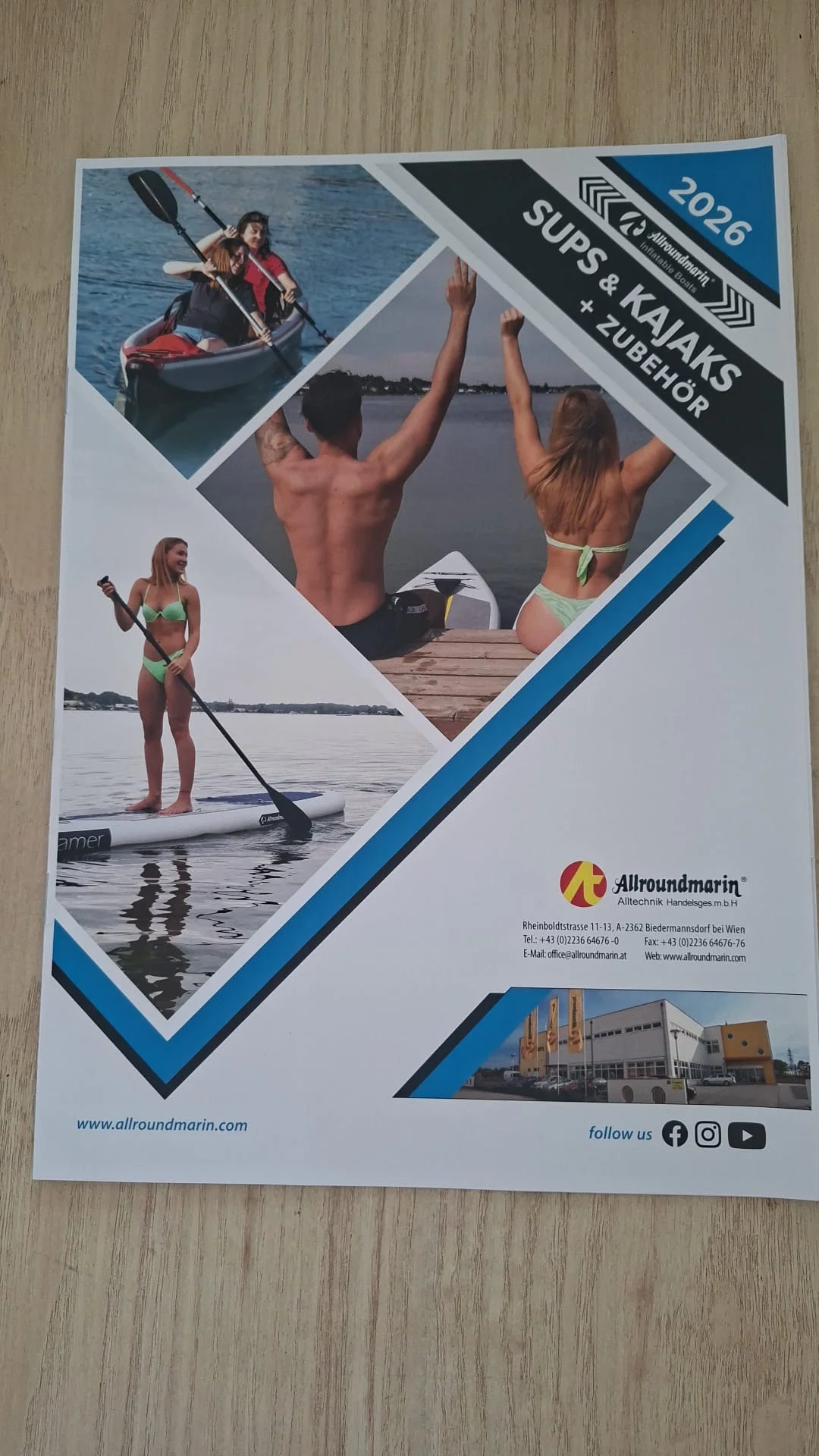KATALOG SUP´s & KAJAKS ALLROUNDMARINE AUSGABE 2026