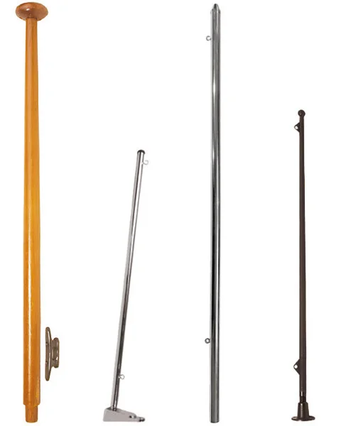 Flaggenstock | Ausführung: Teak, Flaggenstock-Ø 16mm, Länge 500mm