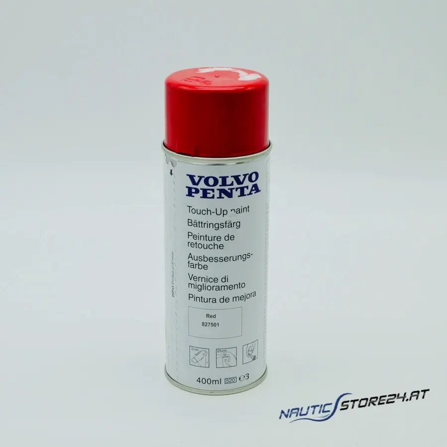 Volvo Penta Ausbesserungsfarbe Rot Spray (400ML) (827501)