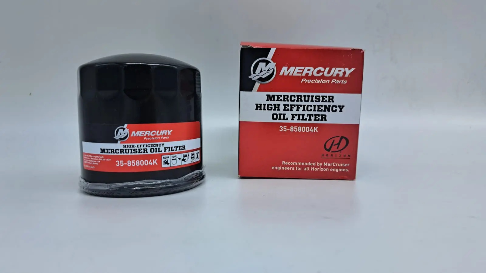 Mercury/Quicksilver Hochleistungs-Ölfilter für R4/R6/V6/V8 (35-858004K)Ersetzt folgende Artikel : 35-858004Q