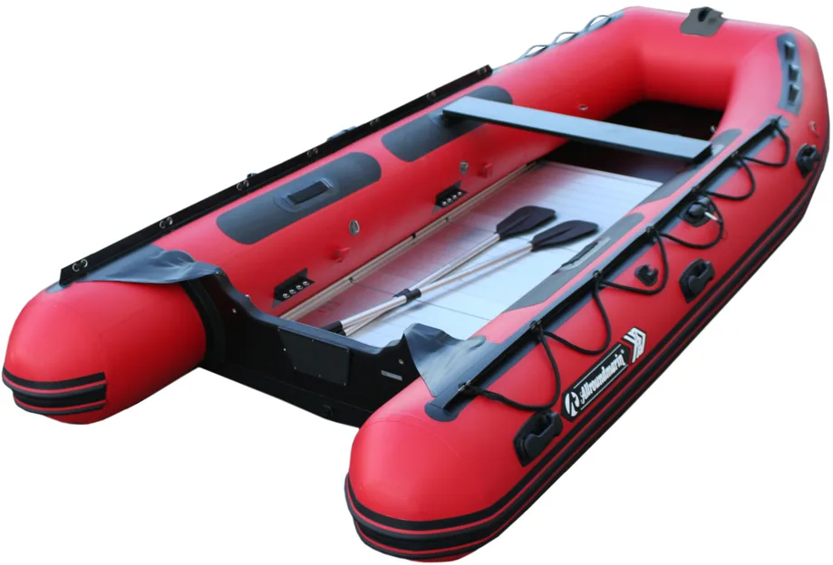 Allroundmarin Poker HD 460 - Aluminiumboden / Rot